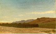 Albert Bierstadt The_Plains_Near_Fort_Laramie painting